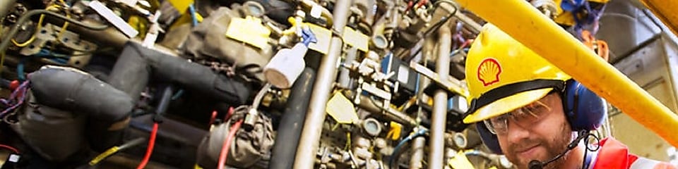 Employee from TACIT working in a plant room