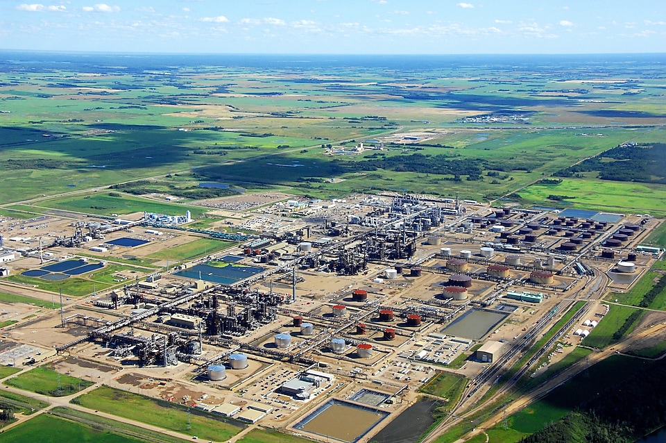 Aerial view of the Quest CCS project in Canada